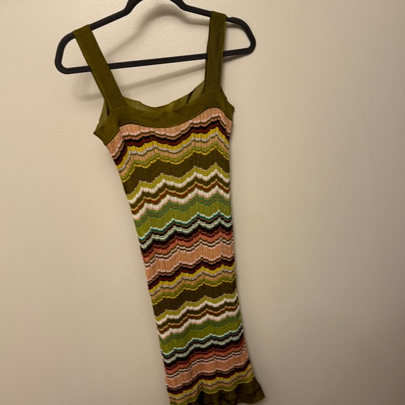 STUNNING NWOT Missoni knit chevron midi bodycon dress - Picture 3 of 5